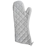 Intedge 17" Silicone Coated Cotton Oven Mitts (338S17) thumbnail 2