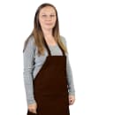 Intedge Bib Apron, 32" x 28", Brown (339) thumbnail 2