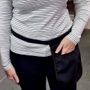 Intedge 3 Pocket Hip Apron w/ Adjustable Belt - 12" x 7", Poly/Cotton, Black (HP1) thumbnail 2