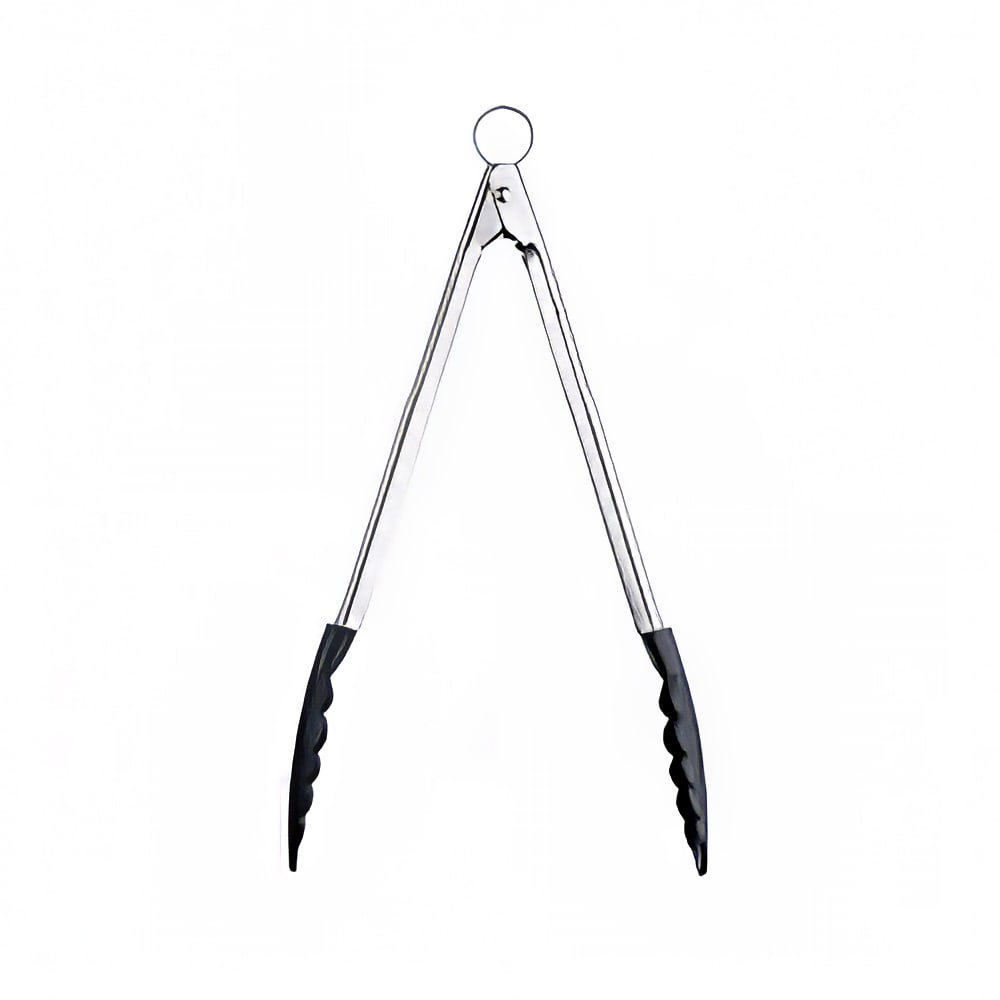 Cuisipro 12" Non-Stick Locking Tongs, Stainless Steel (57-588)