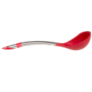 Cuisipro 12 1/4" Ladle w/ Ergonomic Curved Handle, Red (71-12501L) thumbnail 3