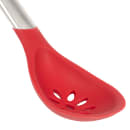 Cuisipro 12" Slotted Spoon w/ Ergonomic Curved Handle, Red (71-12508L) thumbnail 3