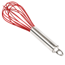 Cuisipro 10" Balloon Whisk w/ 8 Silicone Wrapped Wires, Red (74695005) thumbnail 2