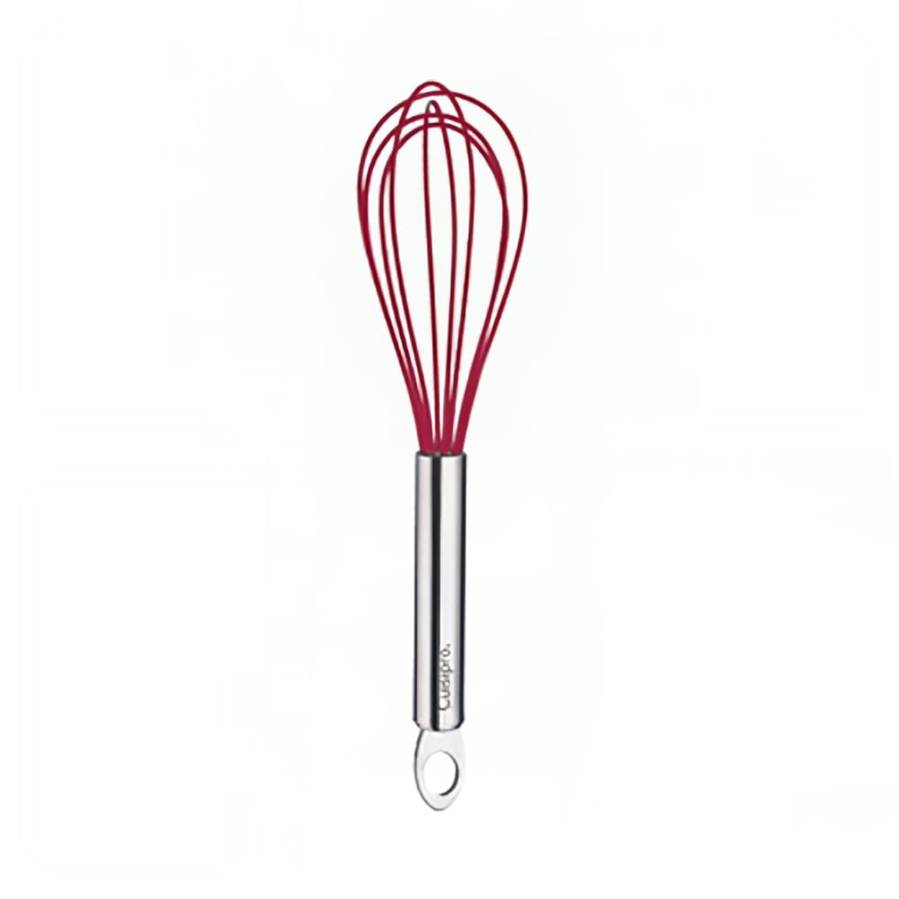 Cuisipro 8" Silicone Egg Whisk, Red (74-698805)