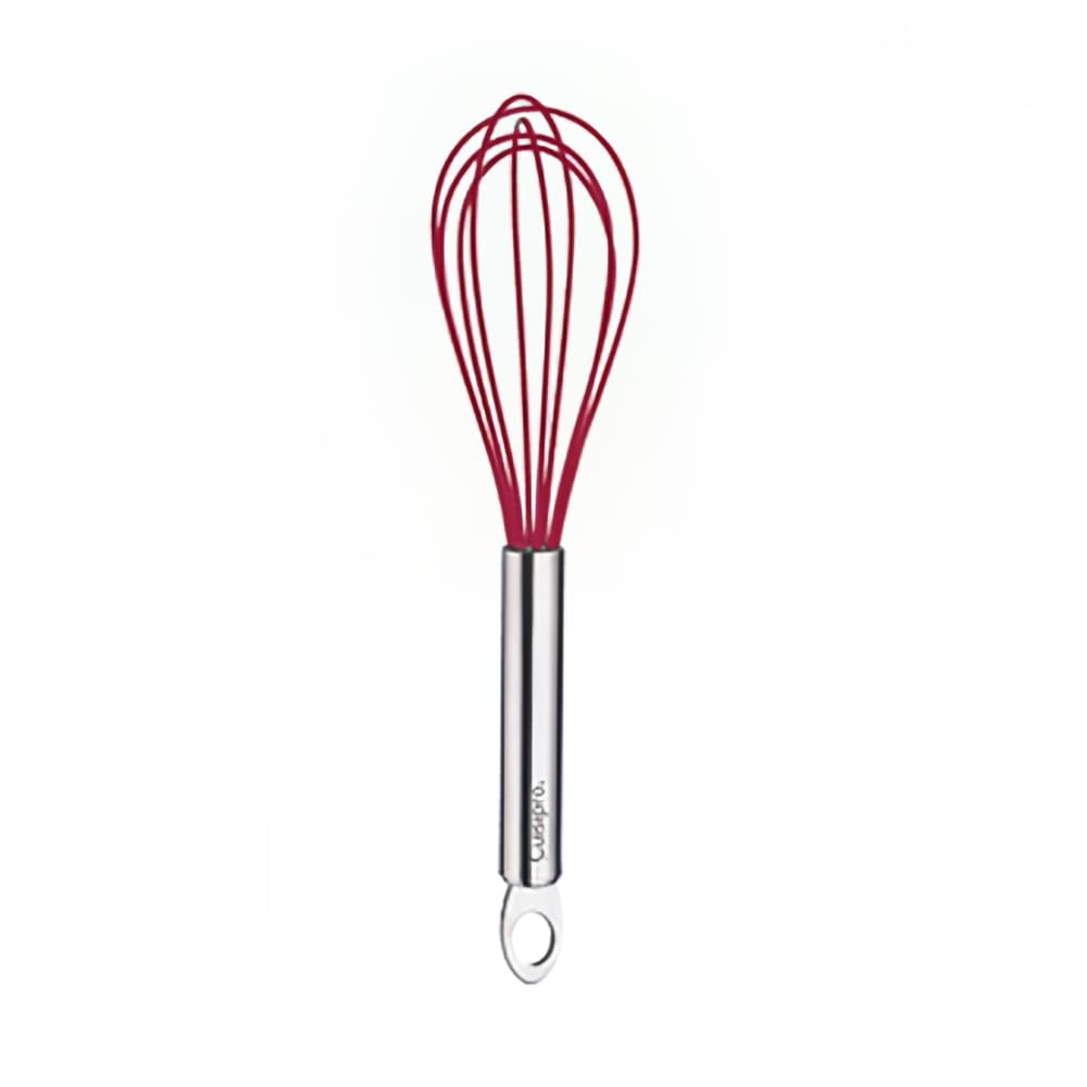 Cuisipro 10" Silicone Egg Whisk, Red (74-699005)