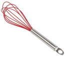 Cuisipro 10" Silicone Egg Whisk, Red (74-699005) thumbnail 2