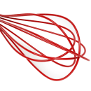 Cuisipro 10" Silicone Egg Whisk, Red (74-699005) thumbnail 3