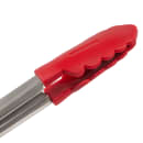 Cuisipro 9 1/2" Non-Stick Silicone Locking Tongs, Red (74-708605) thumbnail 5