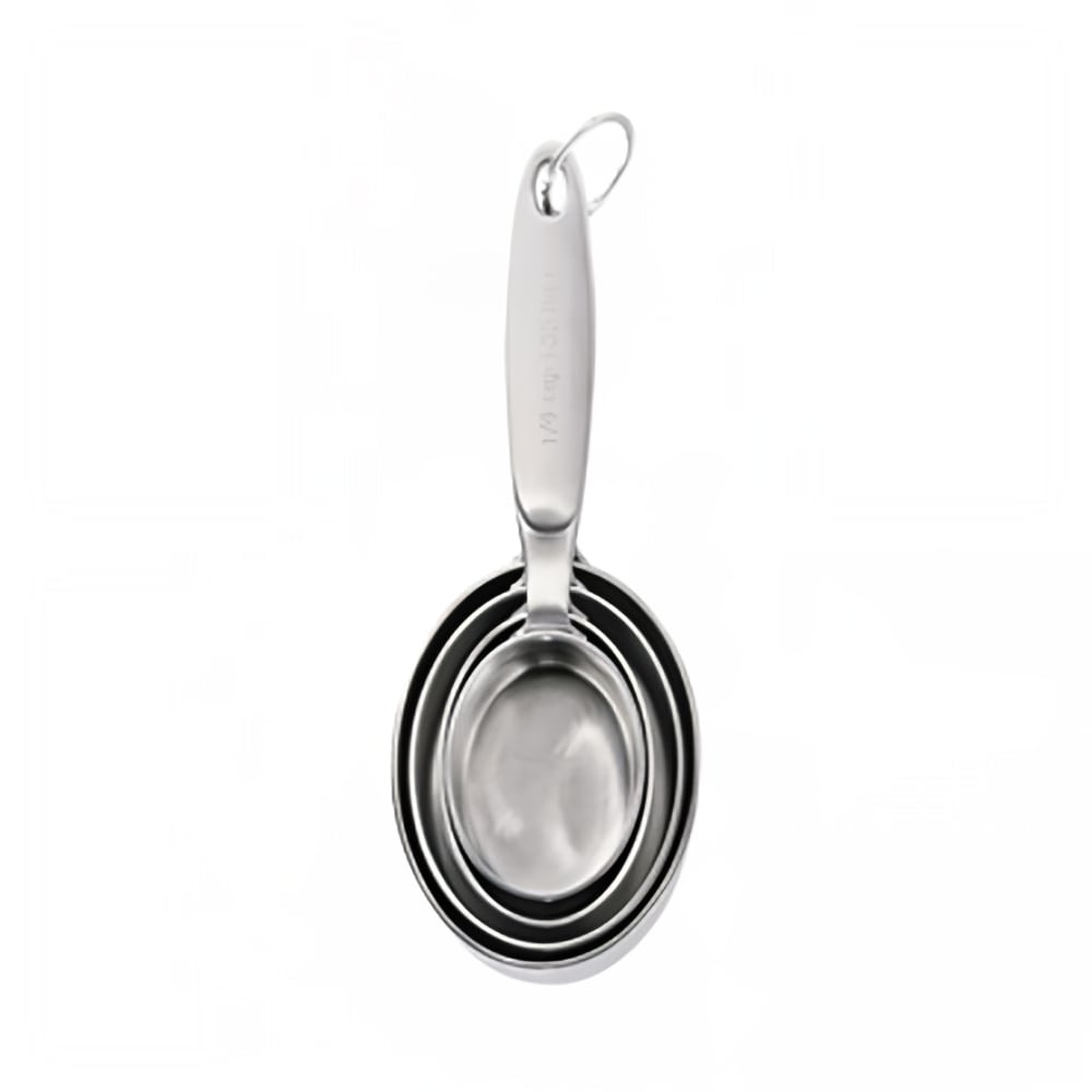 Cuisipro Measuring Cup/Spoon Set, 1/4, 1/3, 1/2, 1 cup, 1/8, 1/4, 1/2, 1 tsp, and 1 tbsp (74-7143)