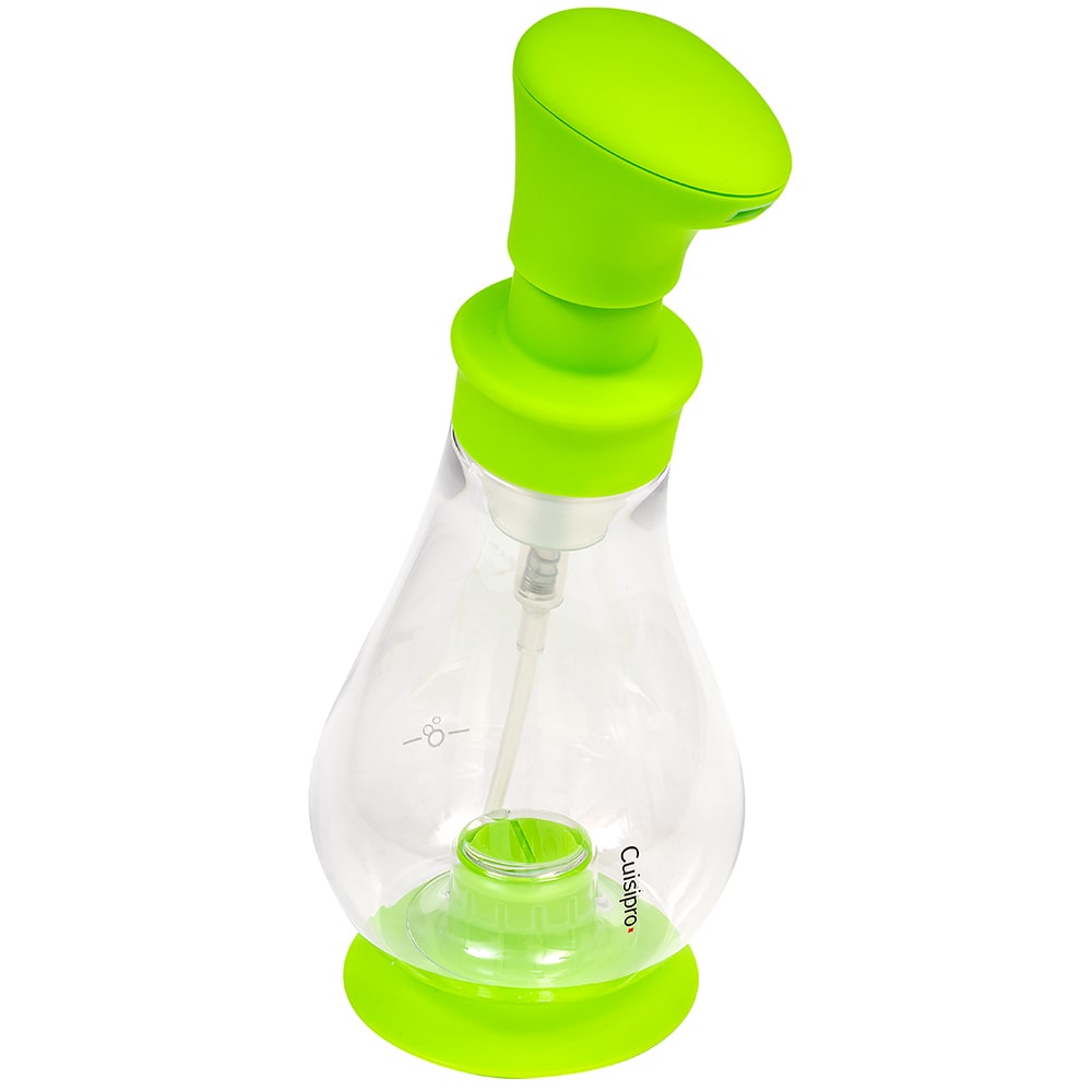 Cuisipro Foam Pump for Liquid Soap w/ Suction Cup, Green (83-758004)