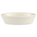Homer Laughlin 600 5-1/2", Oval, Baking Dish w/ 7 1/4 oz Capacity, Rolled Edge, Ivory thumbnail 2