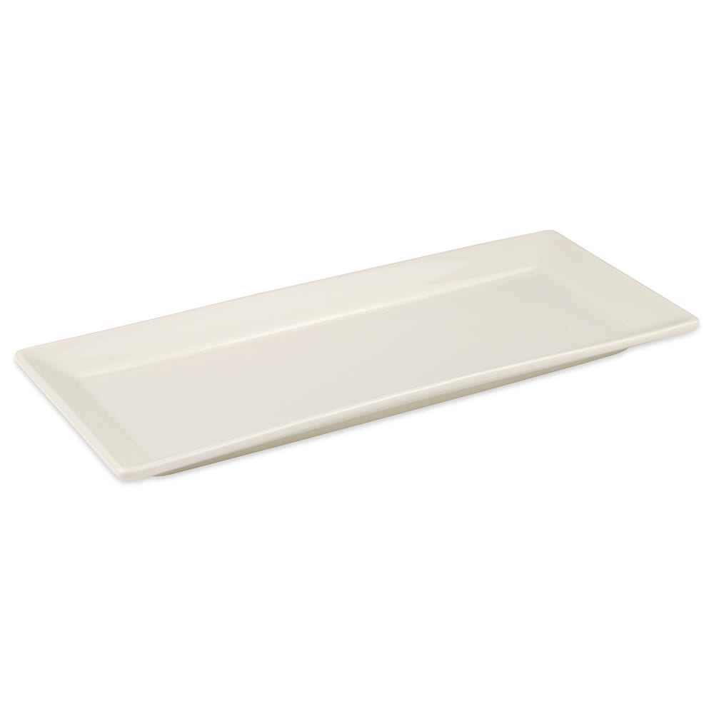 Homer Laughlin HL07800 11 3/4" x 5" Rectangular Times Square Tray - China, Ivory