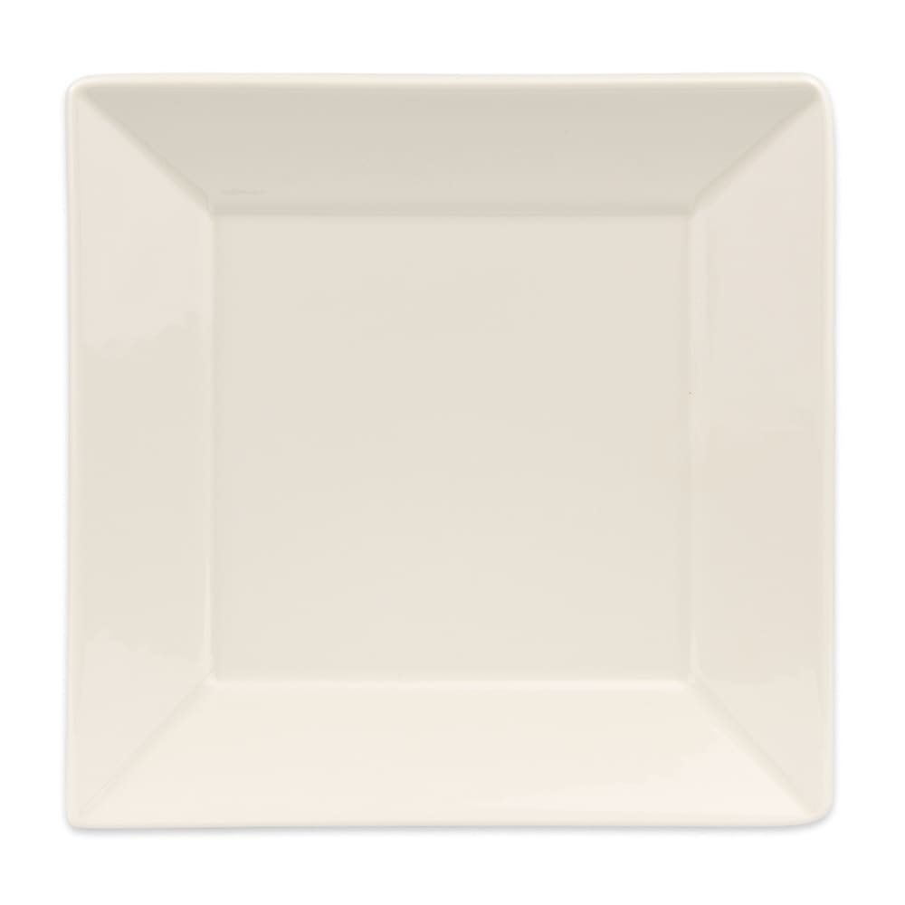 Homer Laughlin HL08300 8 1/2" Square Times Square Plate - China, Ivory