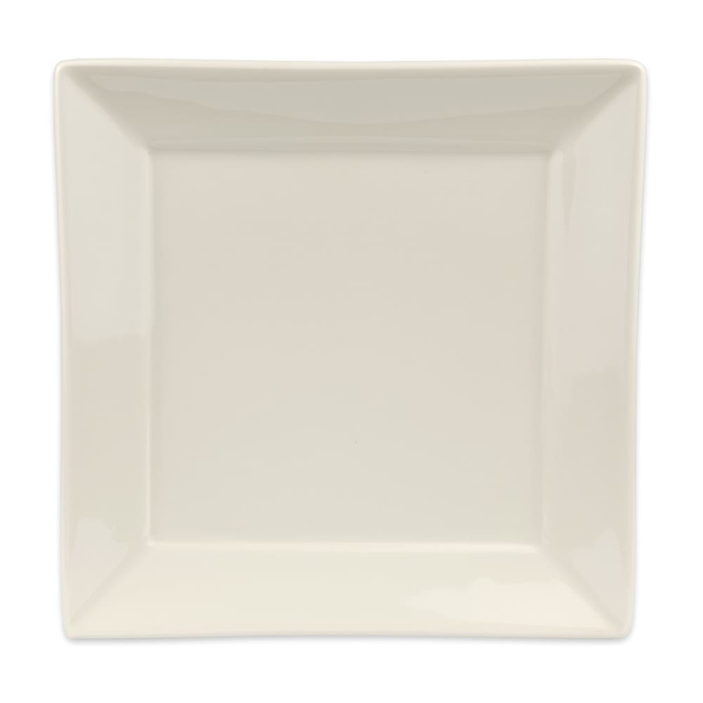 Homer Laughlin HL08700 10" Square Times Square Plate - China, Ivory
