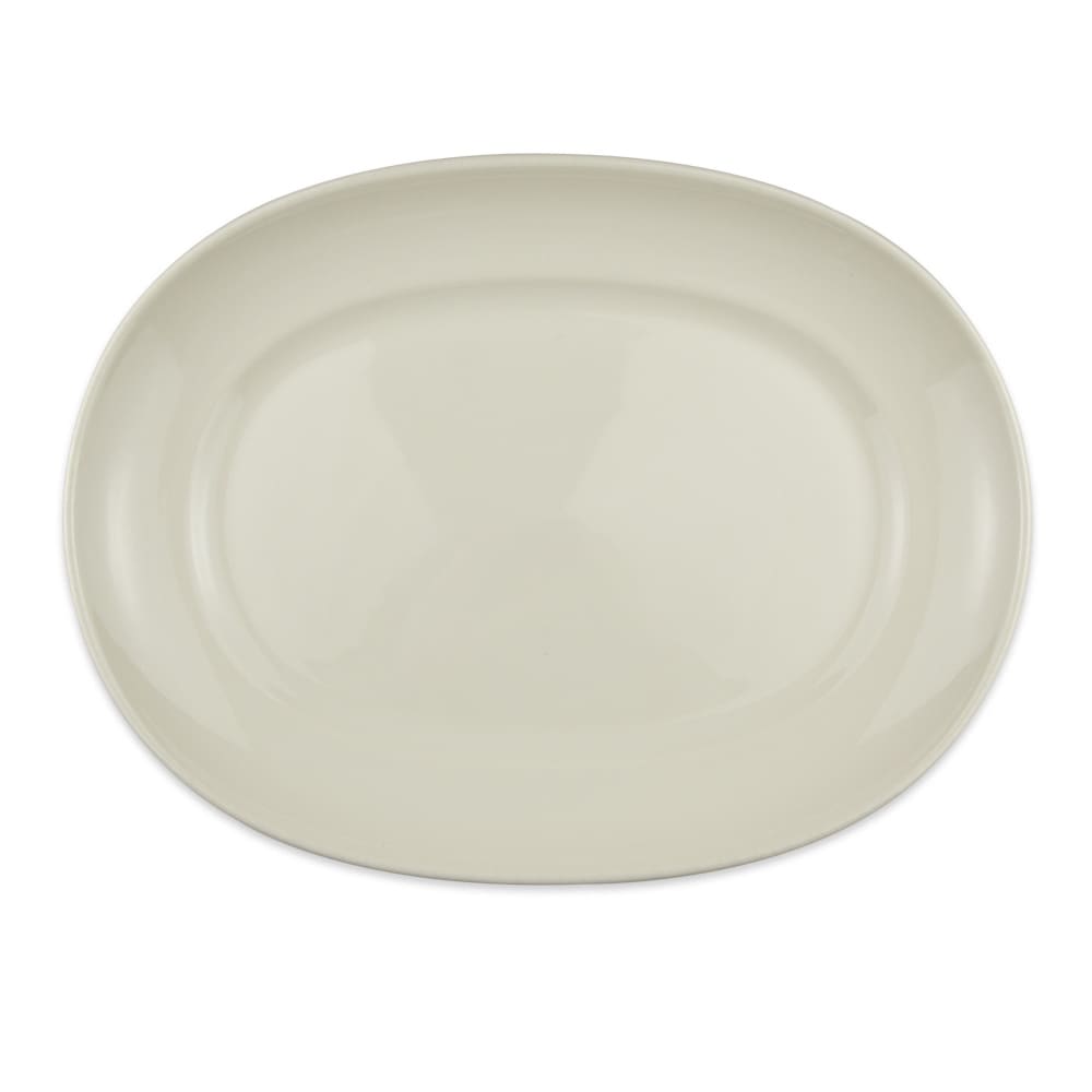 Homer Laughlin HL12252100 14" Oval RE-21 Platter - China, Ivory