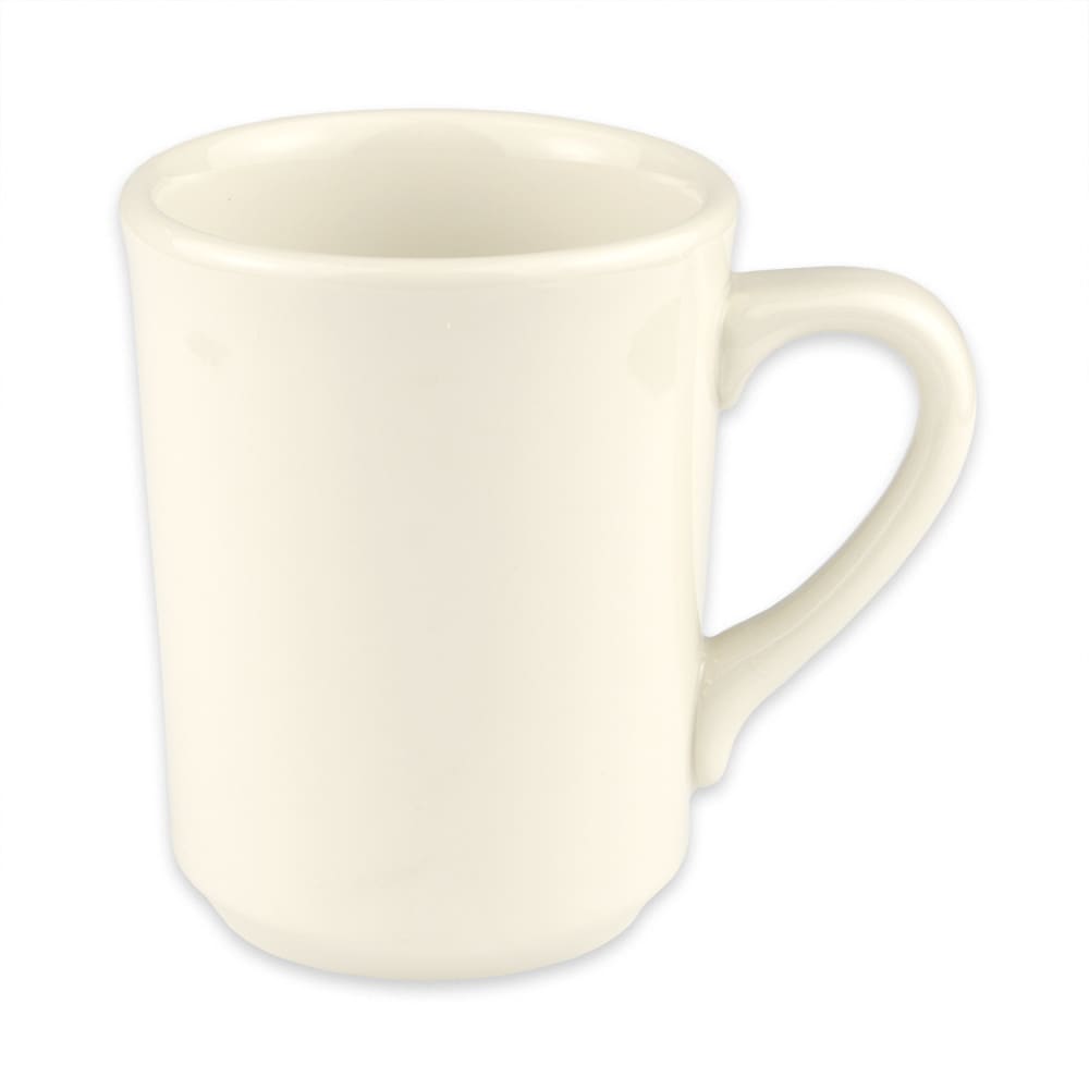 Homer Laughlin HL13000 8 1/4 oz Denver Mug - China, Ivory