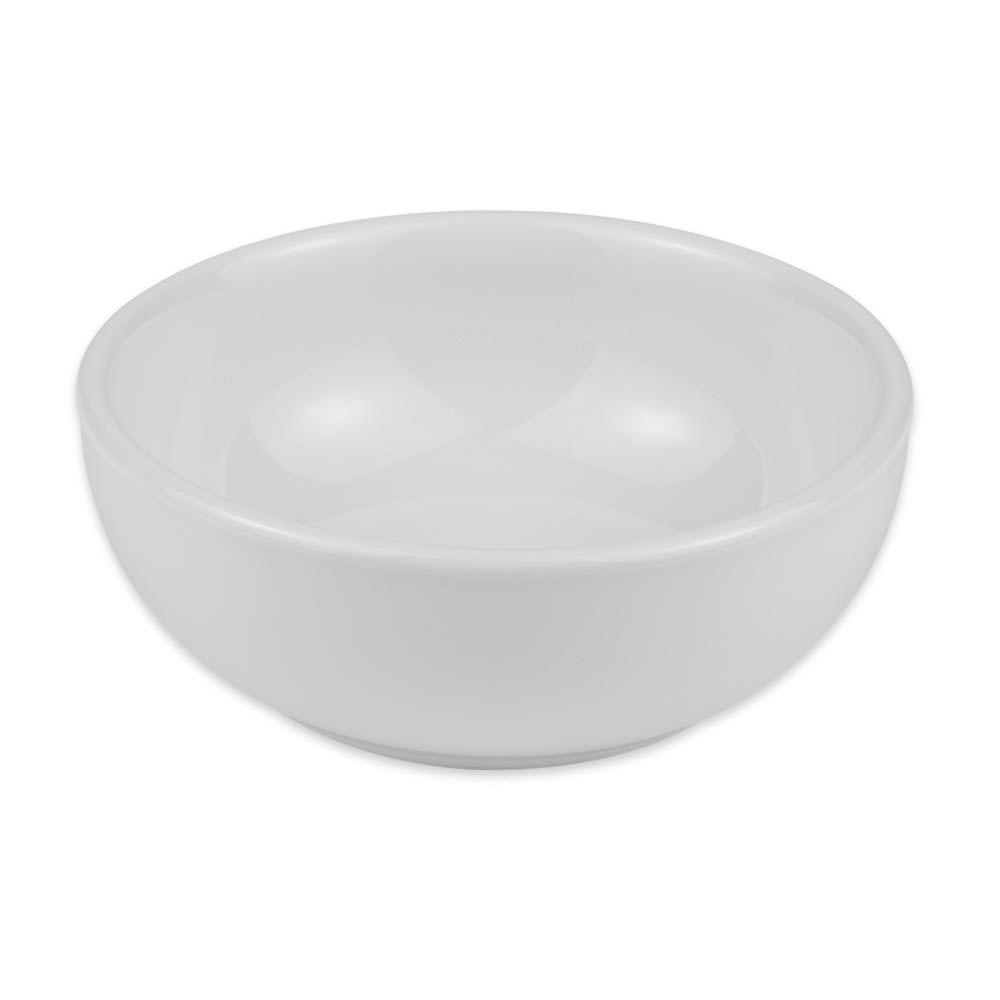 Homer Laughlin HL19410000 11 oz Round Nappy Bowl - China, Arctic White