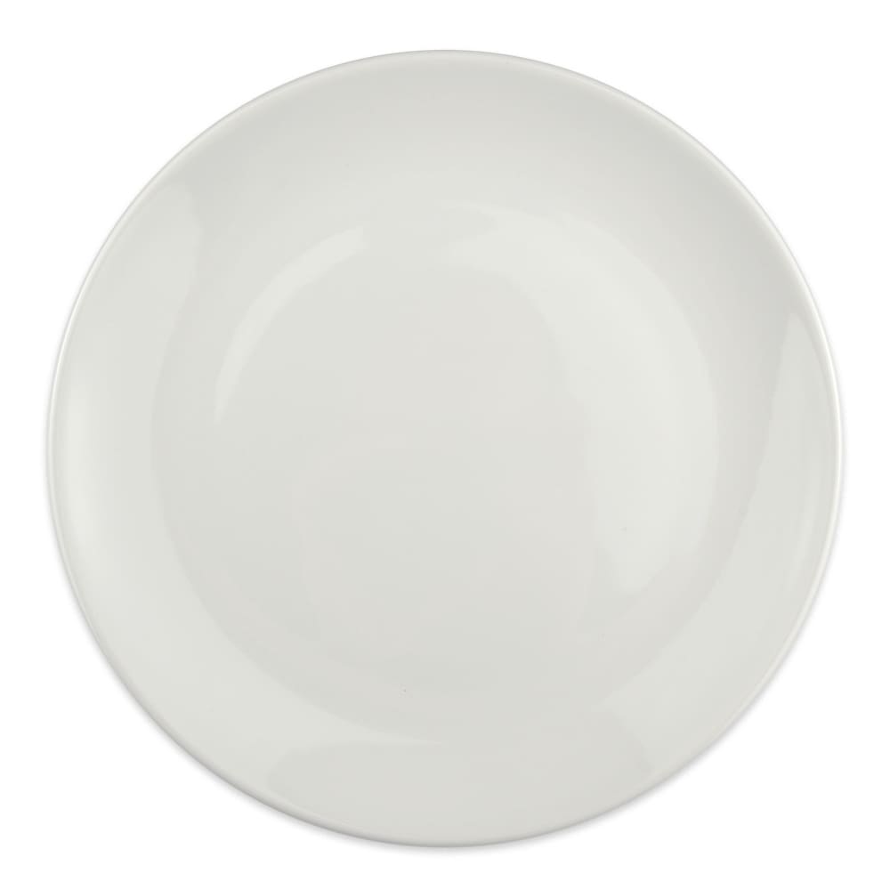 Homer Laughlin HL20086800 10 3/8" Round Alexa Dinner Plate - China, Ameriwhite