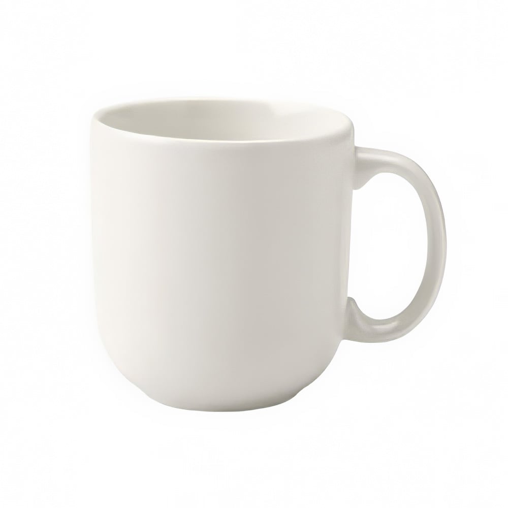 Homer Laughlin HL20406800 14 oz Alexa Coffee Mug - China, White