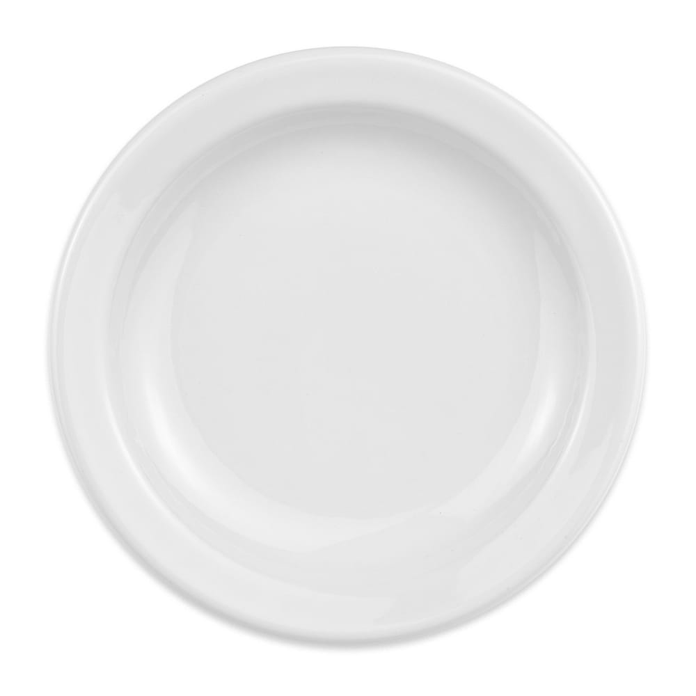 Homer Laughlin HL21210000 6 1/2" Round Plate - China, Arctic White