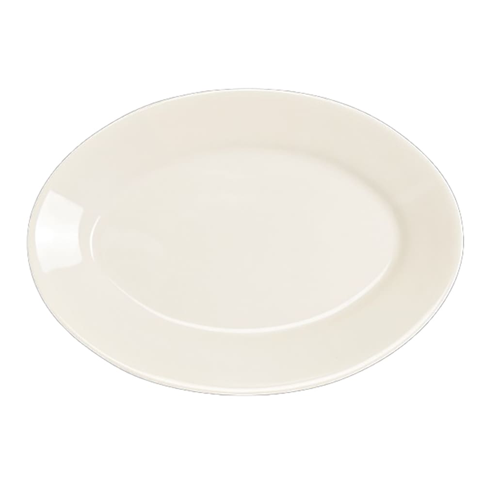 Homer Laughlin HL24600 18 1/2" x 14" Oval Oversized Platter - China, Ivory