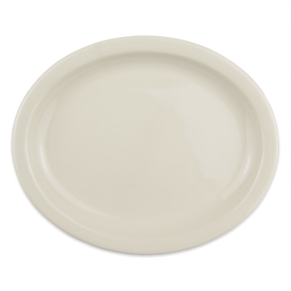 Homer Laughlin HL25900 9 3/4" Oval Platter - China, Ivory