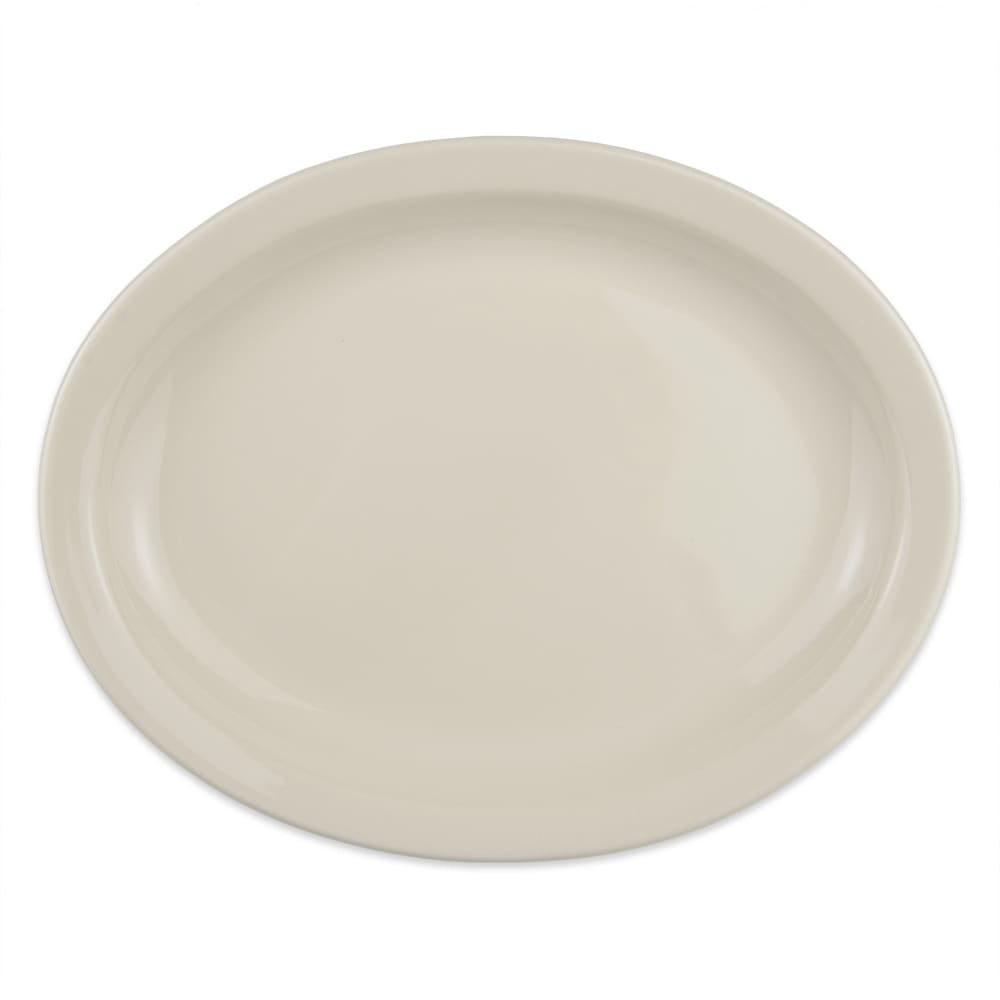 Homer Laughlin HL26000 11 3/8" x 9" Oval Platter - China, Ivory