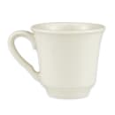Homer Laughlin HL3317000 7 1/2 oz Gothic Blanc Cup - China, Ivory thumbnail 2