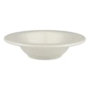 Homer Laughlin HL3417000 10 1/2 oz Round Gothic Blanc Grapefruit Bowl - China, Ivory thumbnail 2