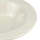 Homer Laughlin HL3417000 10 1/2 oz Round Gothic Blanc Grapefruit Bowl - China, Ivory thumbnail 5