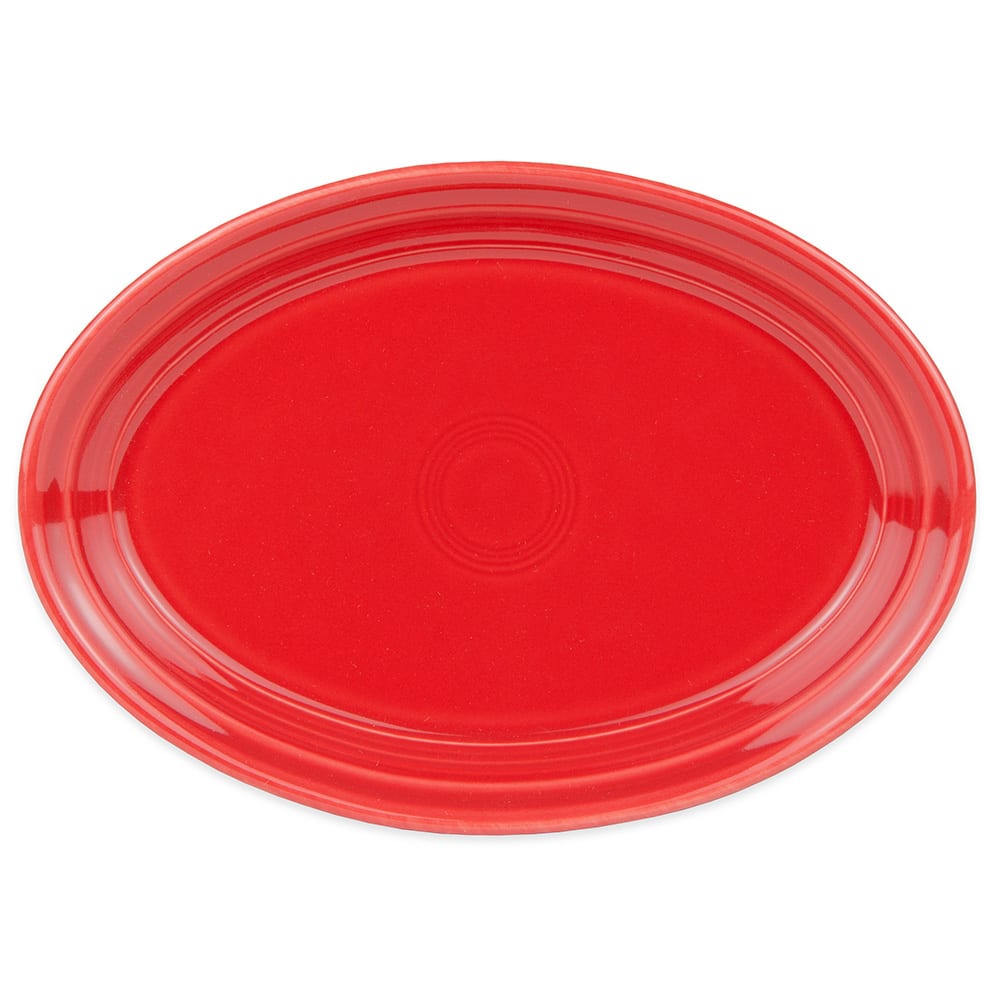 Fiesta 9 5/8" x 6 3/4" Oval Fiesta Platter - China, Scarlet (HL456326)