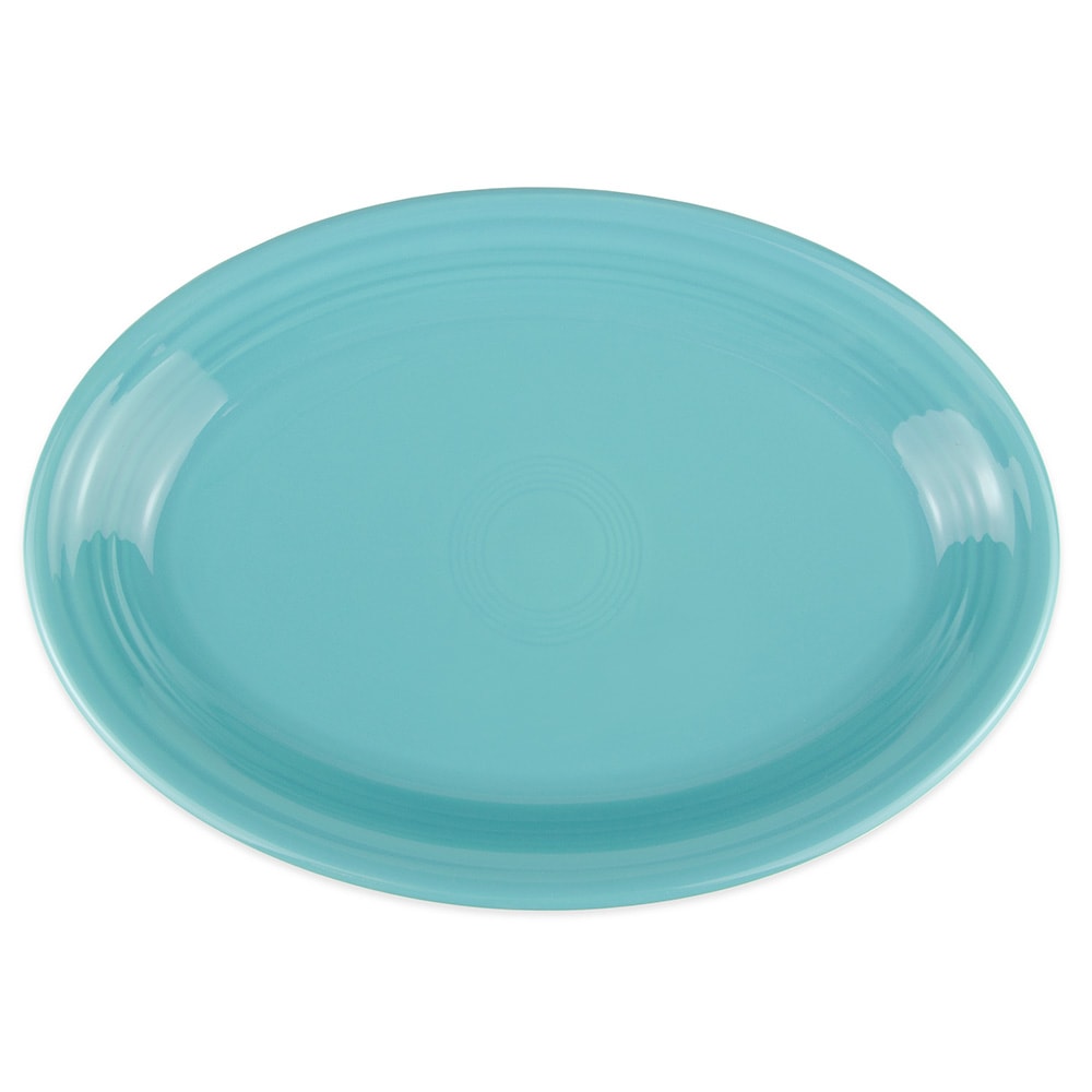 Fiesta 13 5/8" x 9 1/2" Oval Fiesta Platter - China, Turquoise (HL458107)