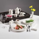 Homer Laughlin HL6376000 9" Round Pristine Plate - China, Ameriwhite thumbnail 6