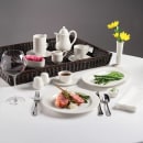 Homer Laughlin HL6406000 11 1/8" Round Pristine Plate - China, Ameriwhite thumbnail 6