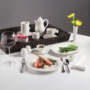 Homer Laughlin HL6426000 12 1/4" Round Pristine Plate - China, Ameriwhite thumbnail 6