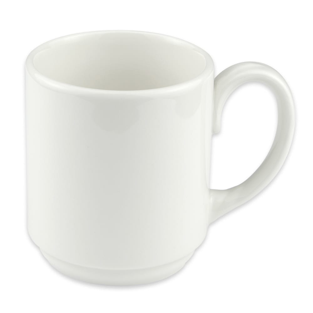 Homer Laughlin HL6716000 9 oz Pristine Mug - China, Ameriwhite