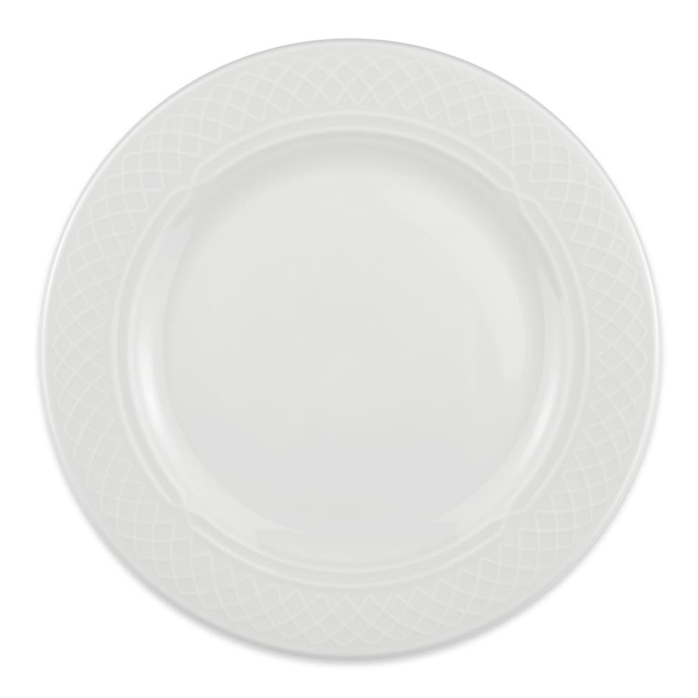Homer Laughlin HL8766900 8 1/8" Round Kensington Plate - China, Ameriwhite