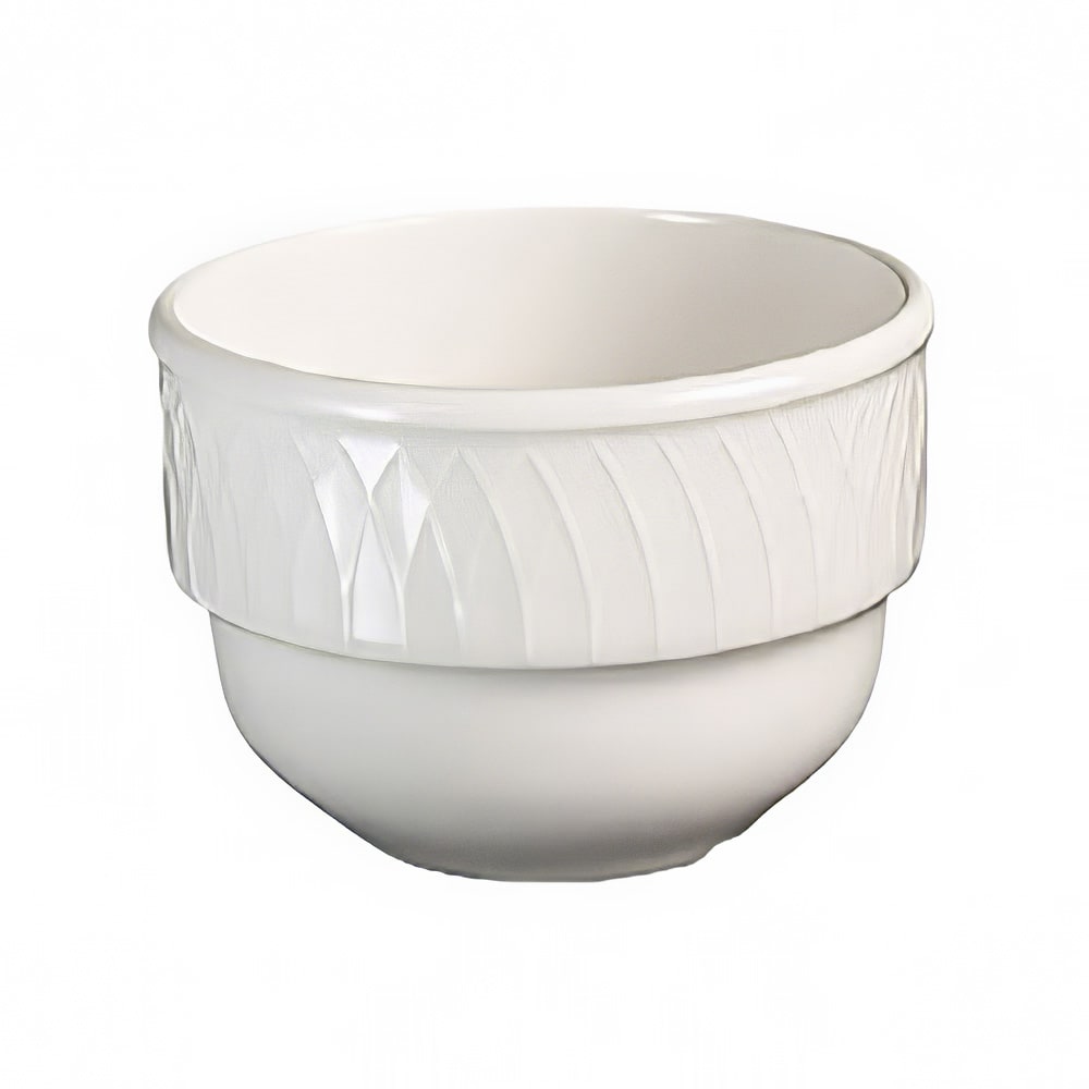 Homer Laughlin HL8856900 7 oz Round Kensington Bouillon Bowl - China, White