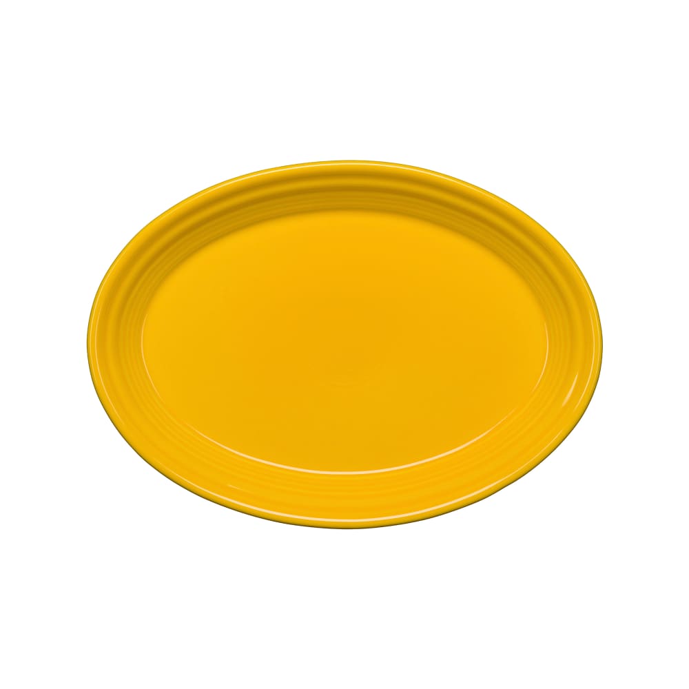 Fiesta 13 5/8" x 9 1/2" Oval Fiesta® Platter - China, Daffodil (HL458342)