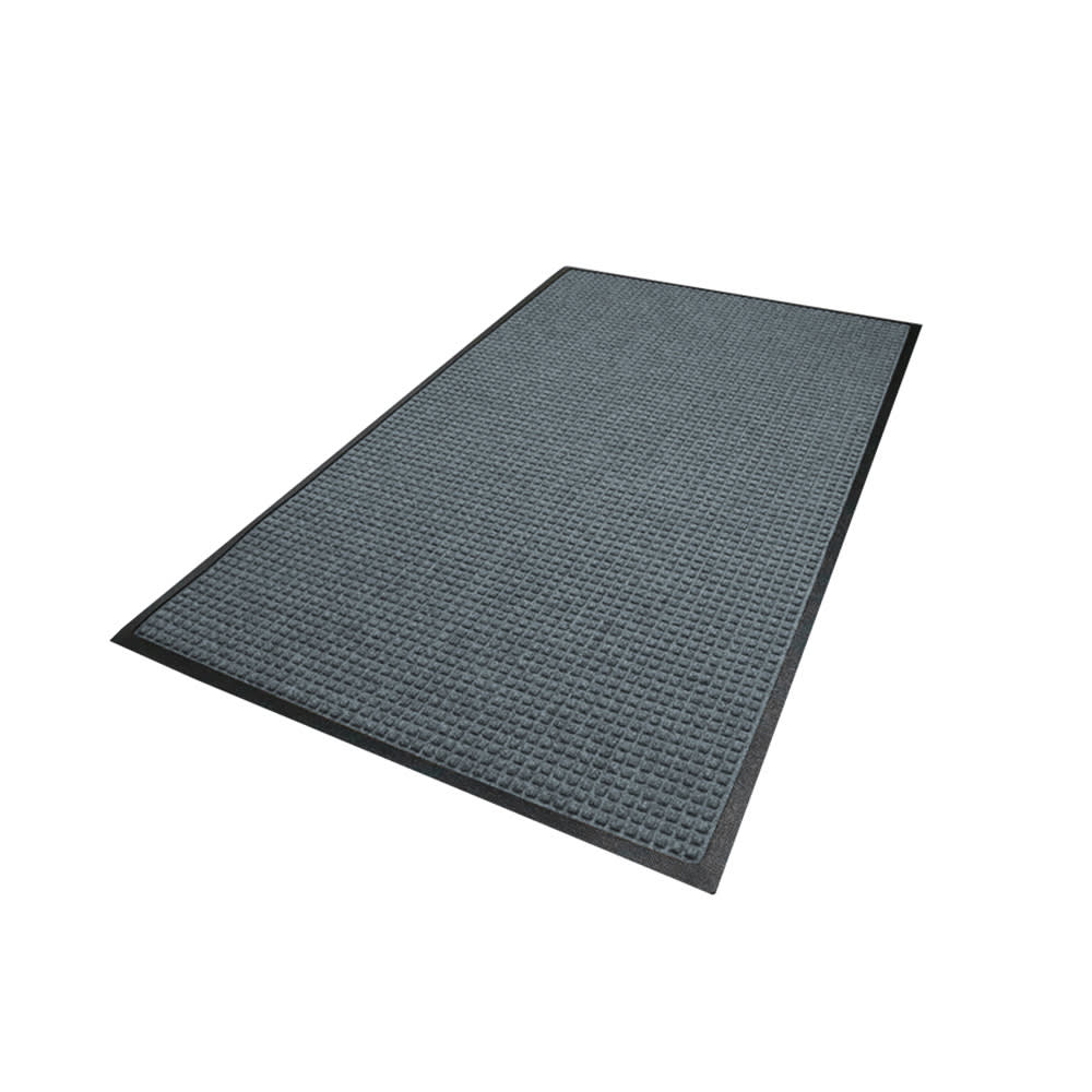M+A Matting Waterhog Squares Classic Entrance Mat w/ Smooth Backing, 2' x 3', Charcoal (2005423170)