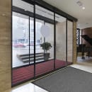 M+A Matting Waterhog Squares Classic Entrance Mat w/ Smooth Backing, 3' x 4', Charcoal (2005434170) thumbnail 2