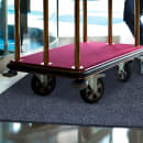 M+A Matting Waterhog Max Diamond Entrance Mat w/ Smooth Backing, 3' x 12 1/5', Black Smoke (229570312170) thumbnail 3