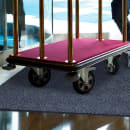 M+A Matting Waterhog Max Diamond Entrance Mat w/ Smooth Backing, 4' x 10', Black Smoke (229570410170) thumbnail 3