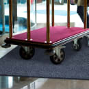 M+A Matting Waterhog Max Diamond Entrance Mat w/ Smooth Backing, 6' x 20', Black Smoke (229570620170) thumbnail 3