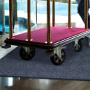 M+A Matting Waterhog Max Diamond Entrance Mat w/ Smooth Backing, 6' x 8 2/5', Black Smoke (22957068170) thumbnail 3