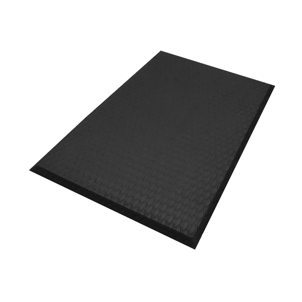 M+A Matting Cushion Max Anti-Fatigue Floor Mat, 2' x 3', Black (414023100)