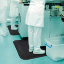 M+A Matting 7/8" Thick Hog Heaven Anti-Fatigue Mat, 3' x 12', Black/Black (4220312100) thumbnail 2