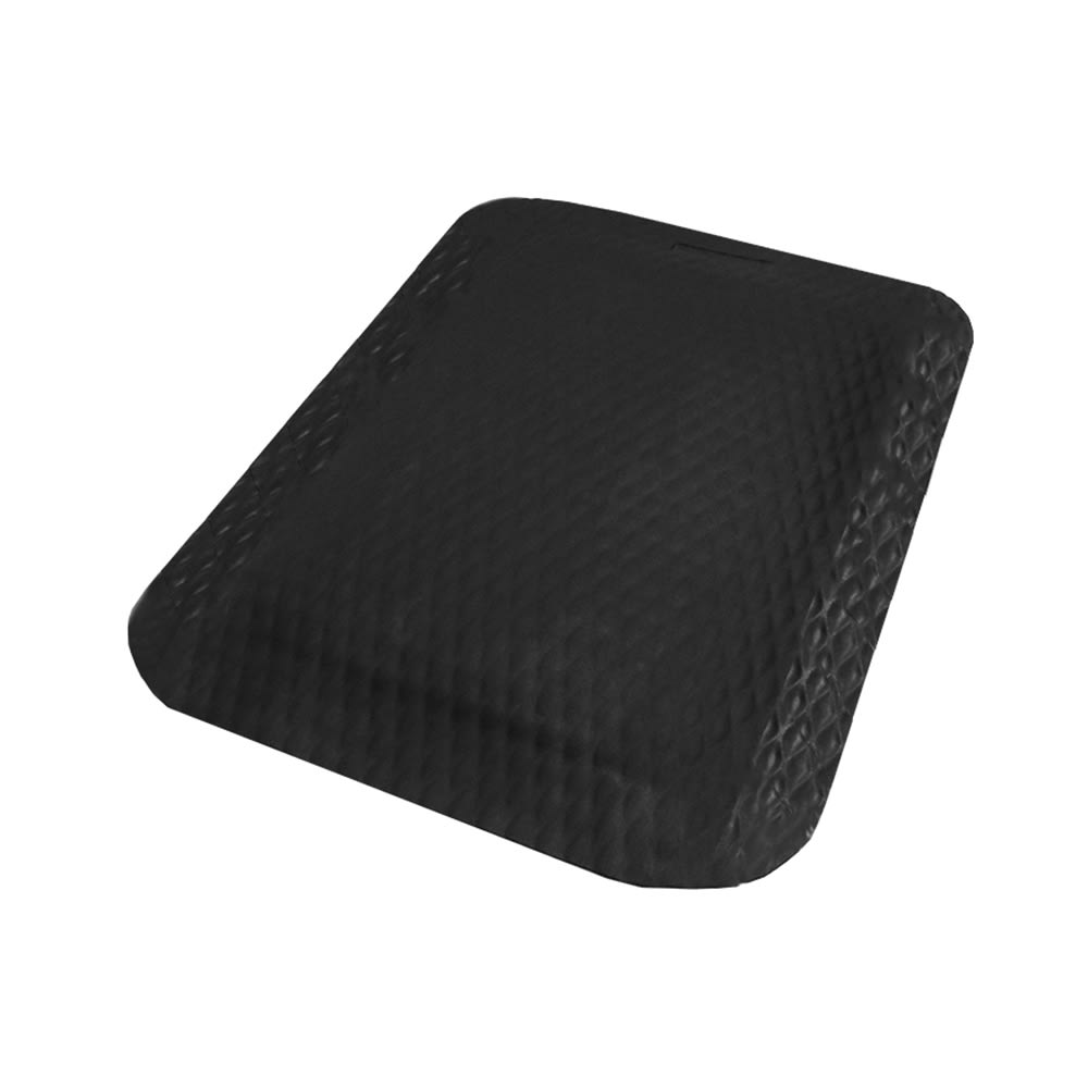 M+A Matting 7/8" Thick Hog Heaven Anti-Fatigue Mat, 4' x 6', Black/Black (422046100)