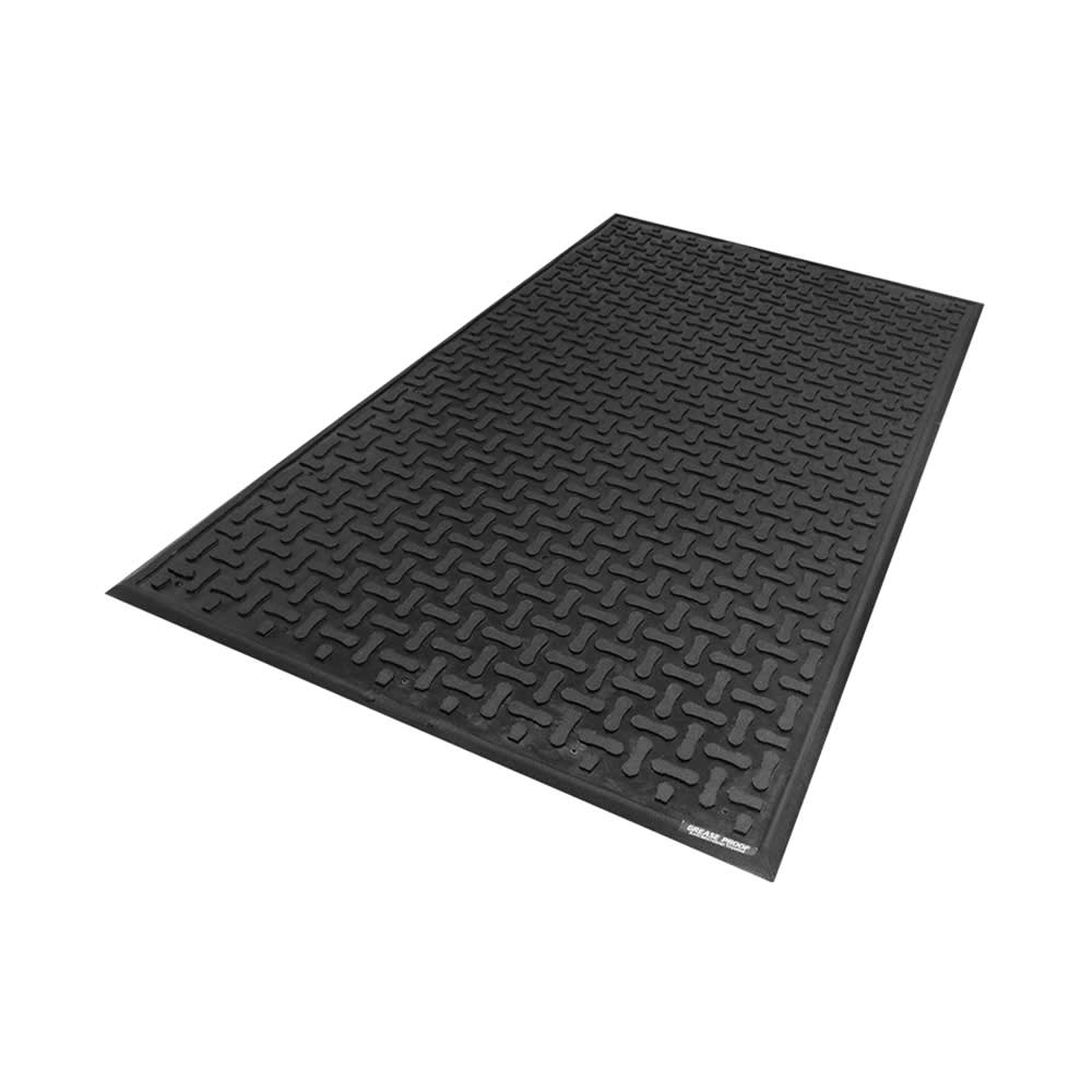 M+A Matting Comfort Flow Anti-Fatigue Mat, 3' x 9', Slip-Resistant, Black (430139900)