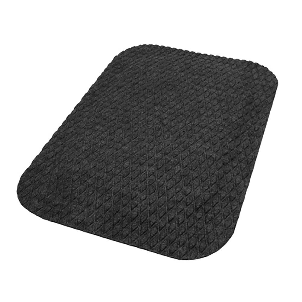 M+A Matting 7/8" Thick Hog Heaven Fashion Anti-Fatigue Mat, 2' x 3', Coal Black (4422323100)